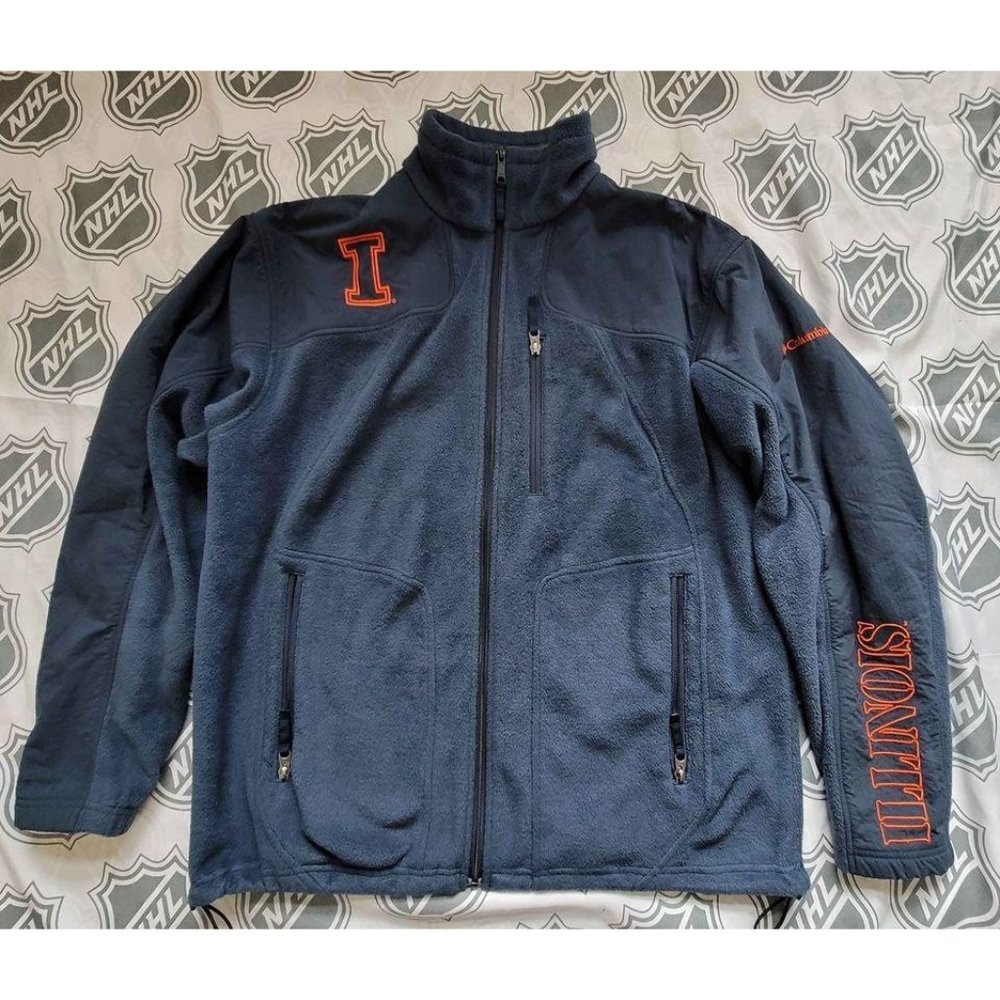 Columbia Illinois Fleece jacket men's size Large